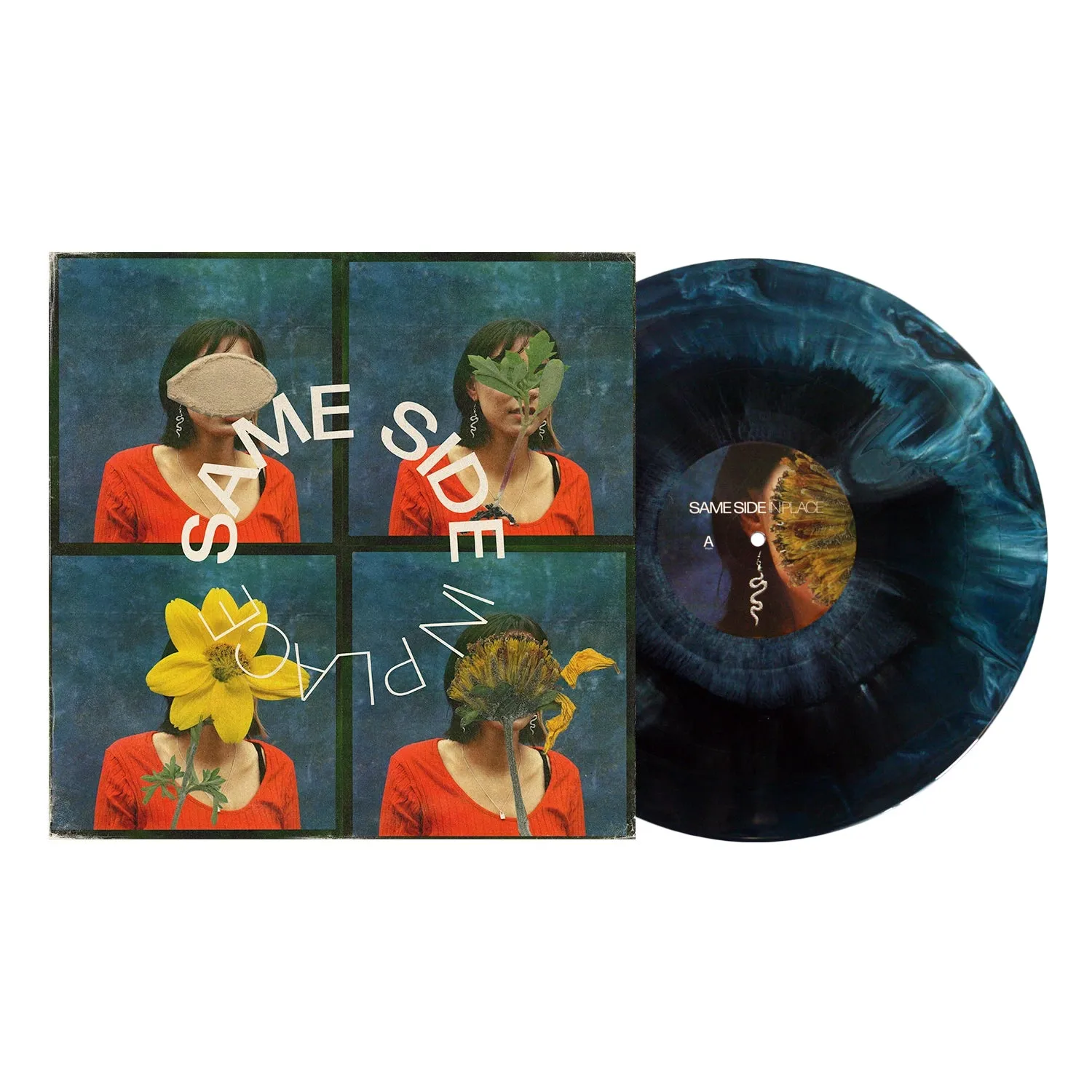 In Place - Blue/Black/Cream Marble LP