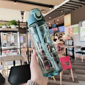 Kids Portable Transparent Water Bottle | Blue 750ml