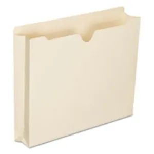 MANILA FILE JACKET, LETTER, 8 1-2 X 11, 2" EXP. 50CT-BOX, (5 BOXES PER PACK)