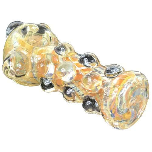 Marble Covered Glass Hand Pipe