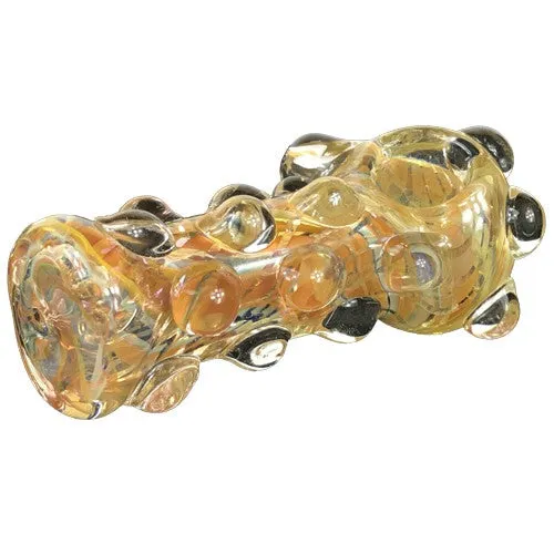 Marble Covered Glass Hand Pipe