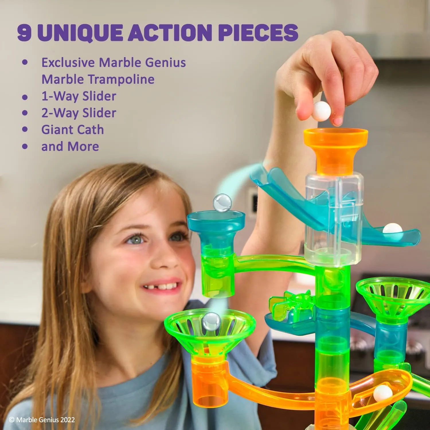 Marble Run Booster Set, Stunts, 30 pieces