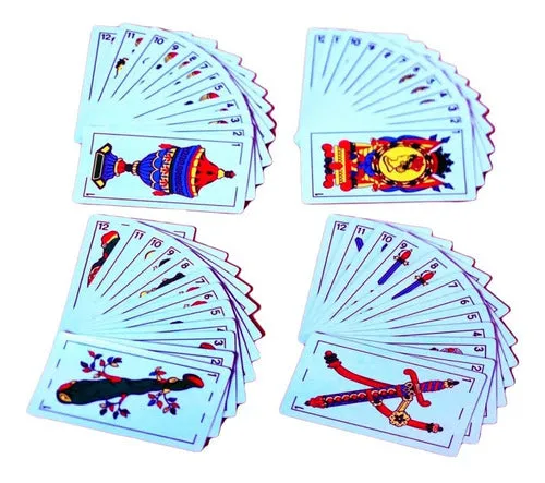 Naipes Cartas Españolas Deck Mazo for Chinchón, Escoba & Truco, 50 cards by Casino