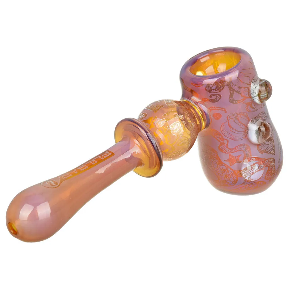 Octopus Print Glass Hammer Bubbler