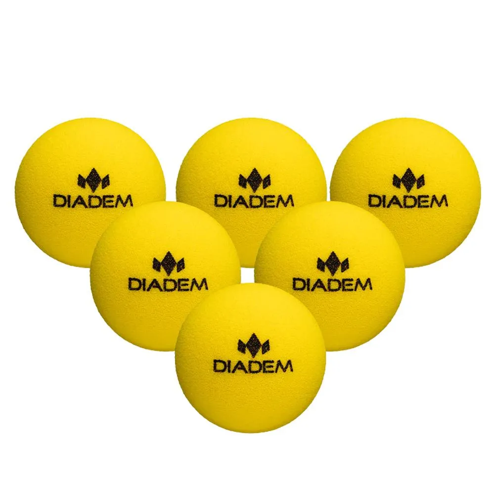 Official Quiet Pickleball 6 Pack Yellow