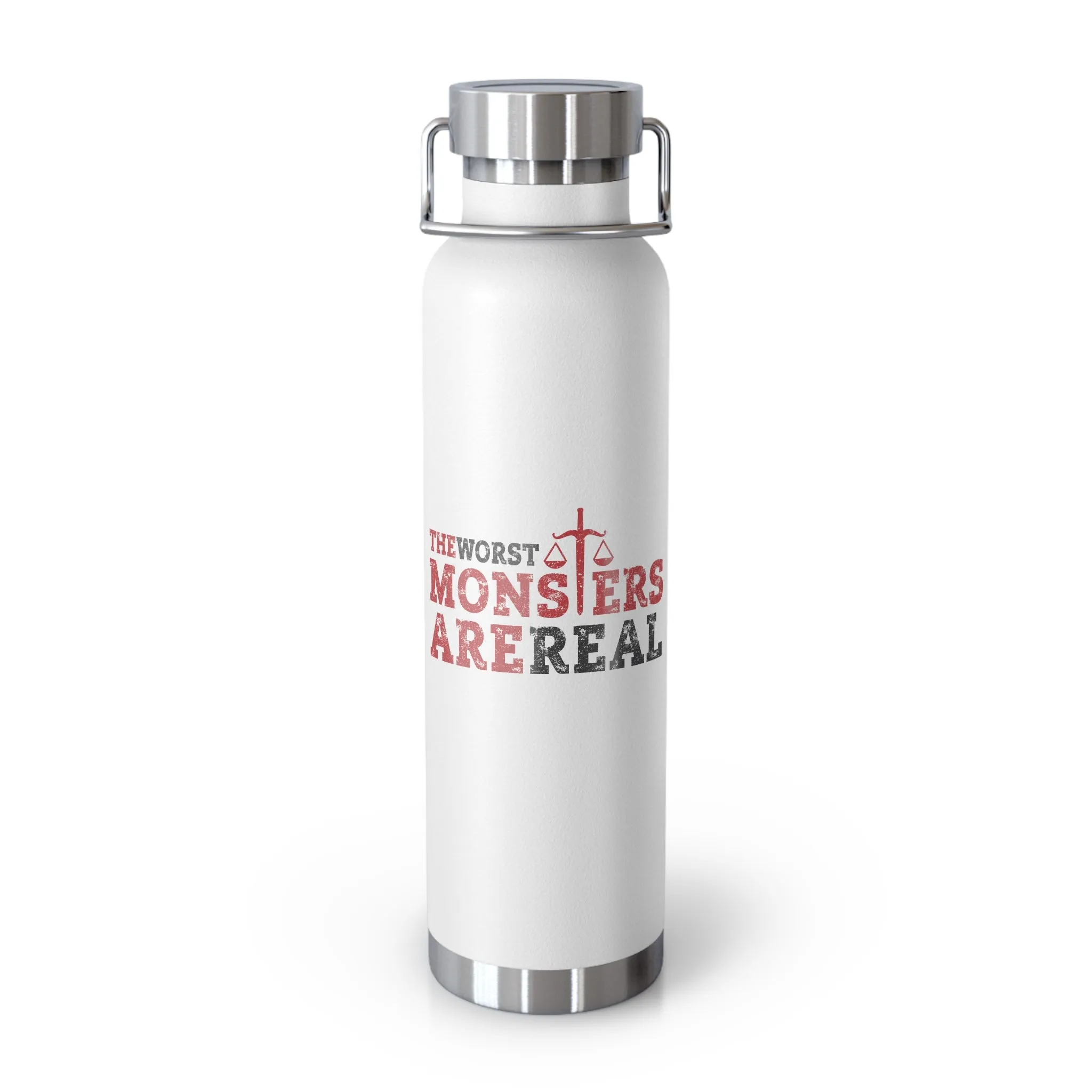 "The Worst Monsters" Copper Vacuum Insulated Bottle, 22oz