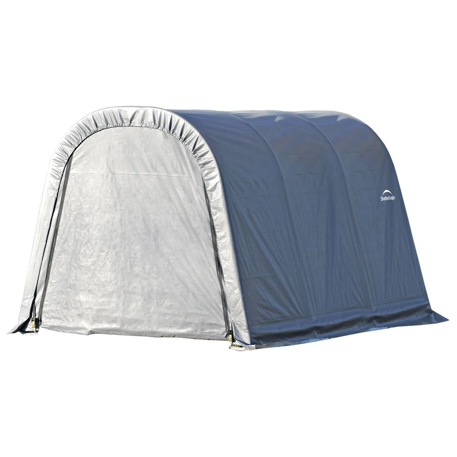 ShelterLogic | ShelterCoat 10 x 16 ft. Wind and Snow Rated Garage Round Gray STD