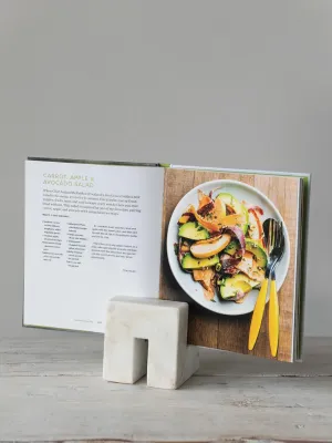 Square Marble Cookbook Stand