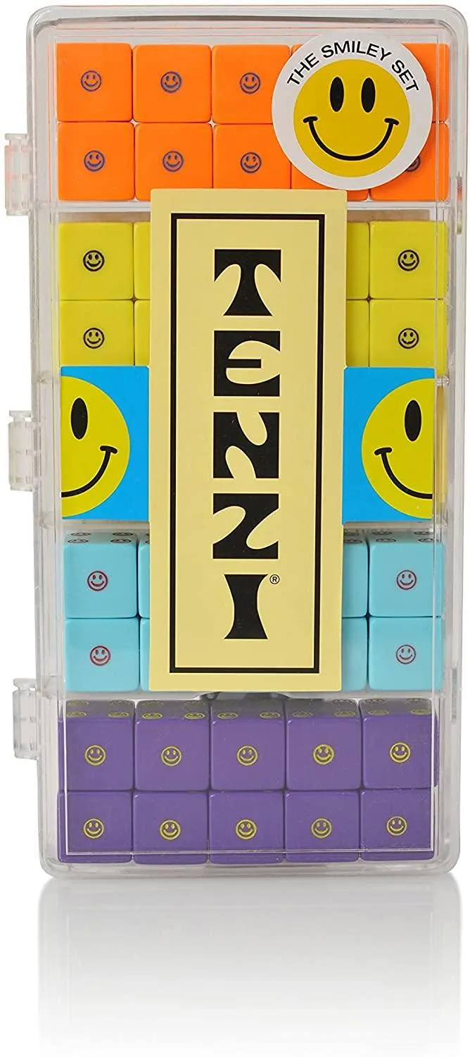 TENZI Select Dice Game - A Fun, Fast Frenzy for The Whole Family - Smiley Edition