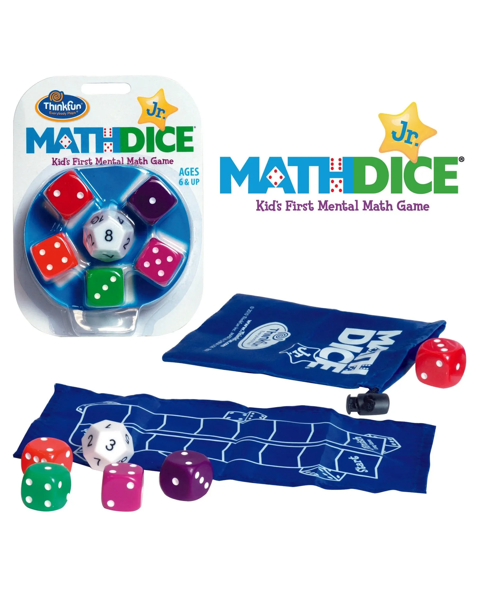 ThinkFun Math Dice Jr Game