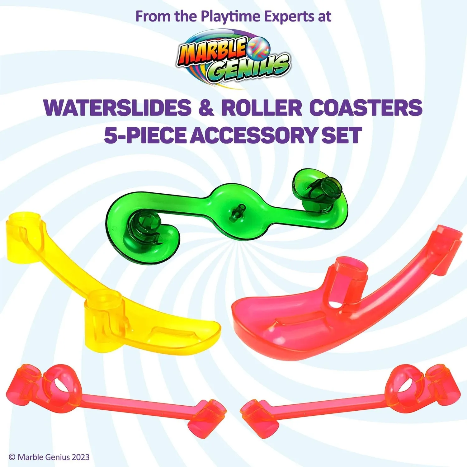 Waterslides & Roller Coasters Marble Run Accessory Set