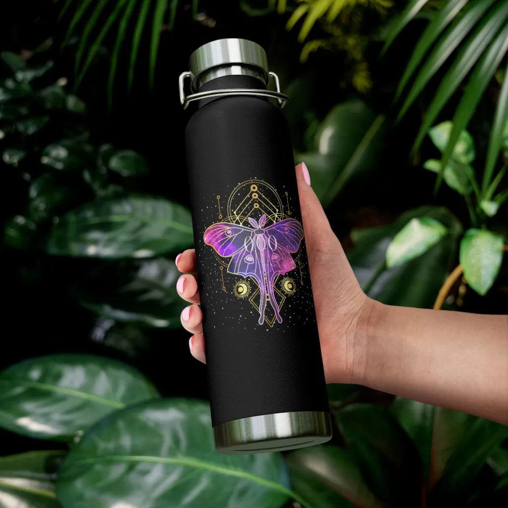 Yoga Spiritual Meditation Copper Vacuum Insulated Bottle 22oz  –  Source Energy 000 Angel Number