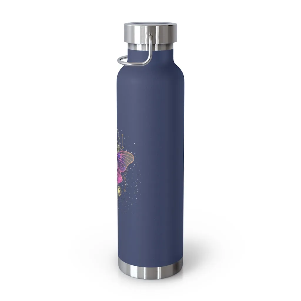 Yoga Spiritual Meditation Copper Vacuum Insulated Bottle 22oz  –  Source Energy 000 Angel Number