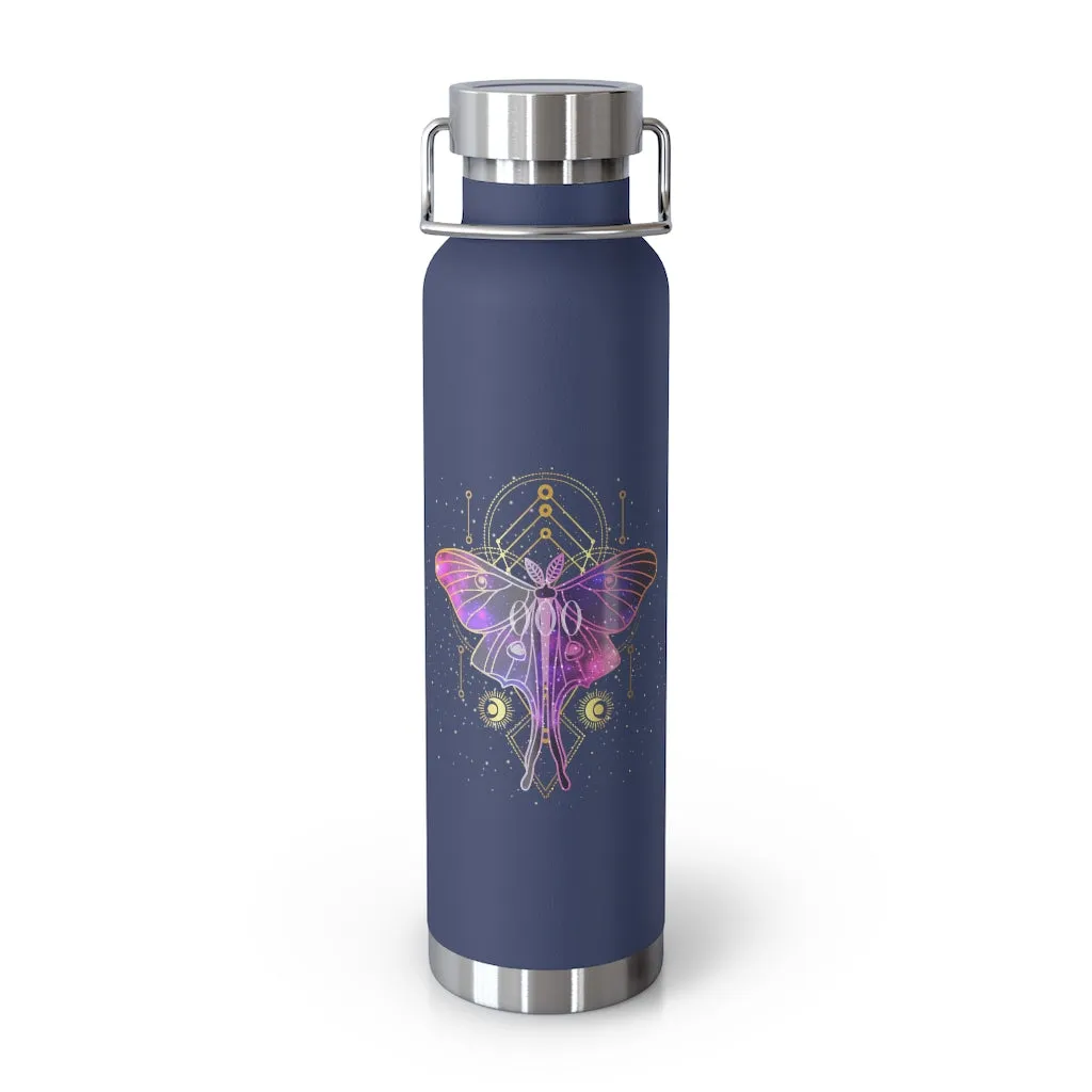 Yoga Spiritual Meditation Copper Vacuum Insulated Bottle 22oz  –  Source Energy 000 Angel Number