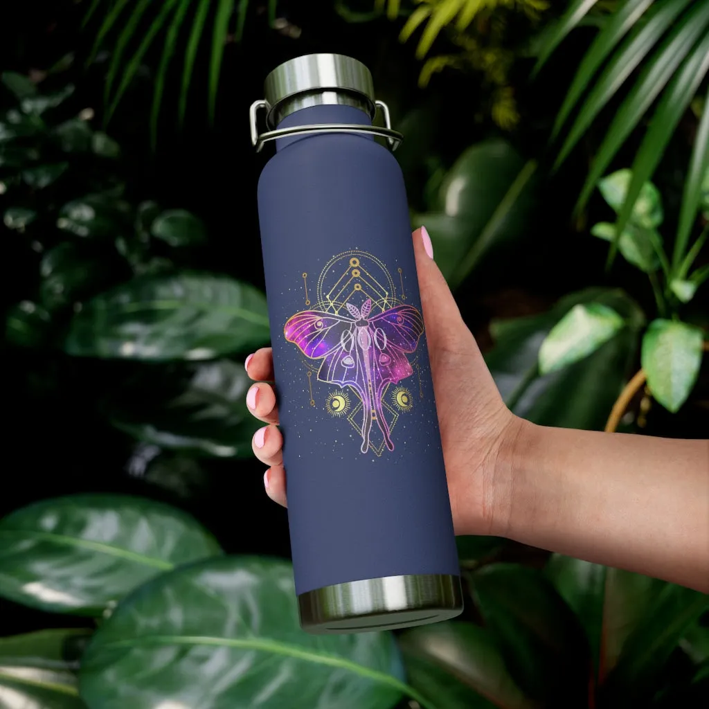 Yoga Spiritual Meditation Copper Vacuum Insulated Bottle 22oz  –  Source Energy 000 Angel Number